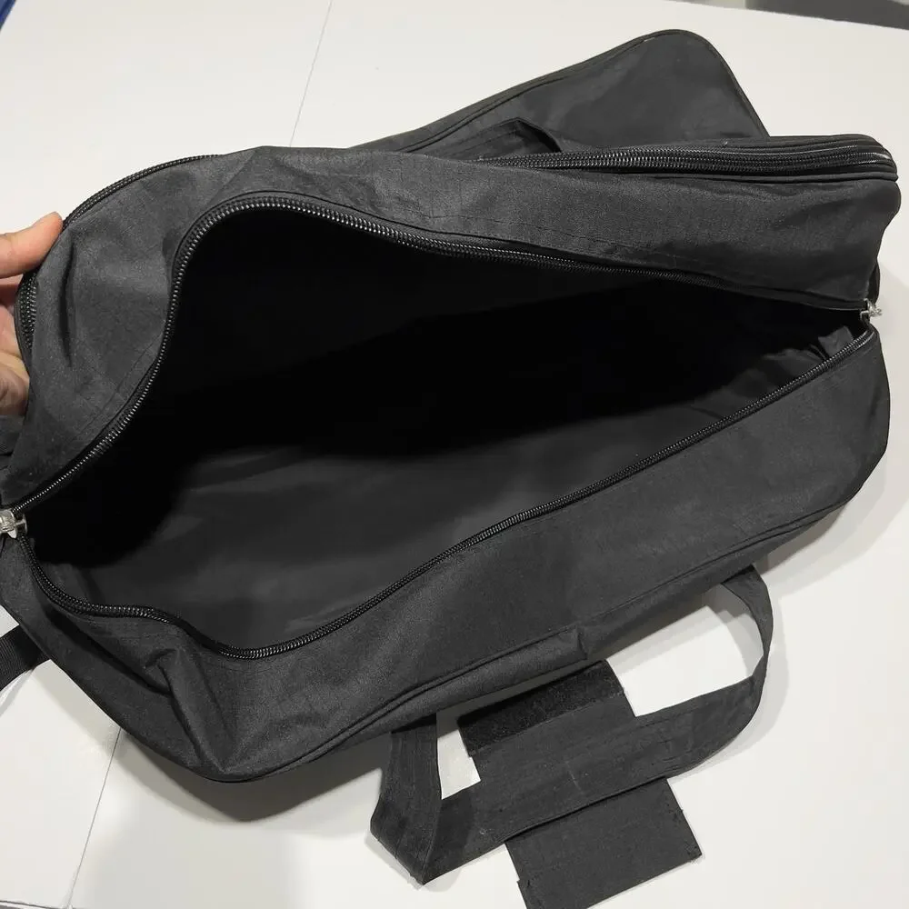 The North Face Duffel Bag Black Rugged Outdoor Water Resistant 25x16x6